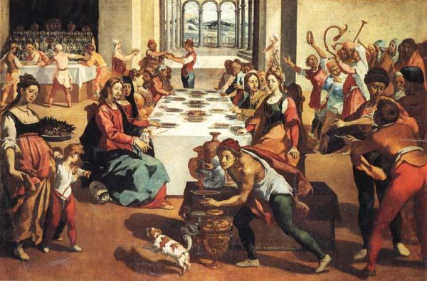 Andrea Boscoli The Marriage at Cana oil painting image